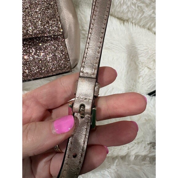 Kate Spade New York Crossbody Satchel Top Handle Bag Pink Small 10x7x3 - Picture 4 of 14